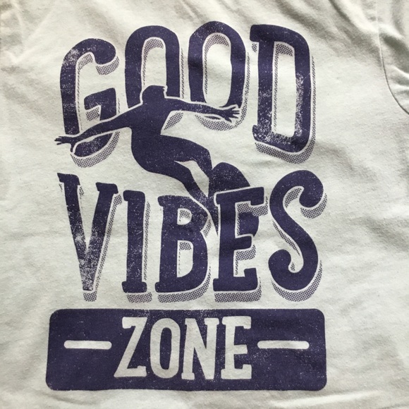 Children’s Place T-shirt Set of Two Size S/P 5/6 Pink Blue Good Vibes Epic - Picture 3 of 7